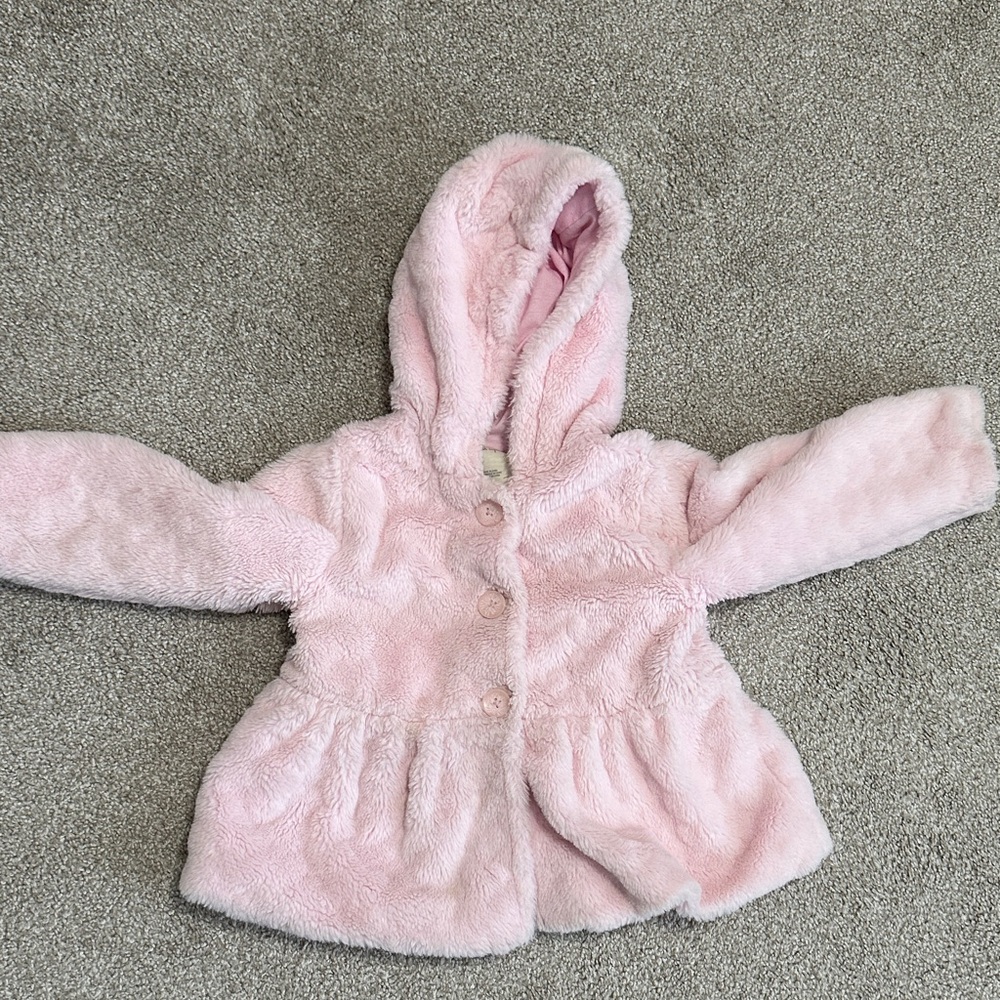 First Impressions Pink Pea Coat for Kids